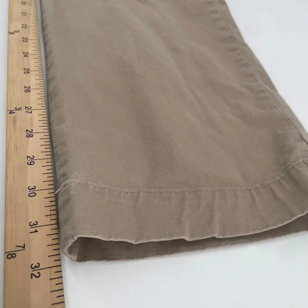 Polo Ralph Lauren Chino Pants Mens 42x32 Khaki Tan Stretch Straight Fit Classic